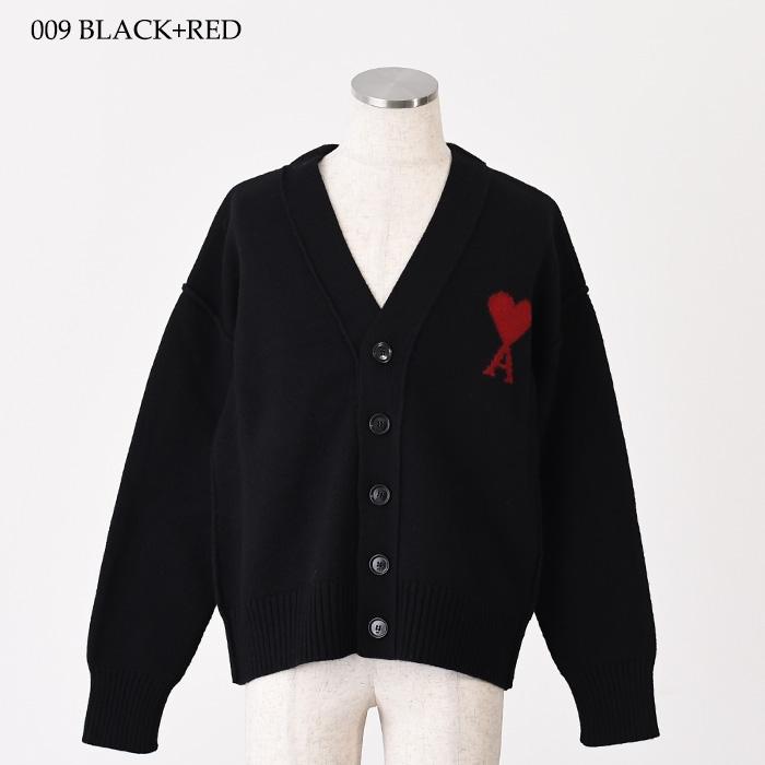 【国内正規品】アミパリス メリノウールフェルトカーディガン AMI PARIS Ami De Coeurメリノウールフェルトニットカーディガン (AMI