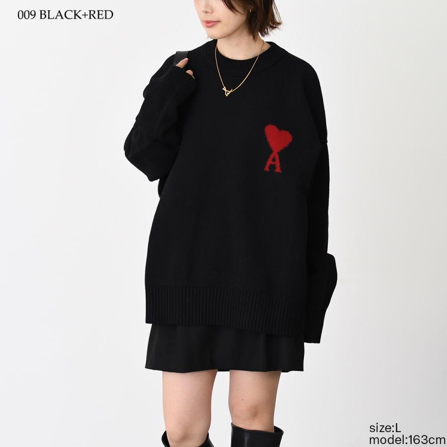 トップス ami アミ(AMI)アミ ハートロゴ ニット 衣料品 トップス レディース