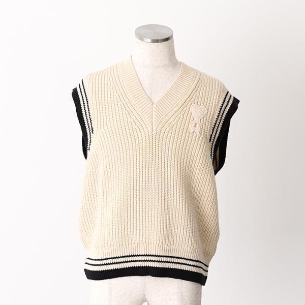 AMI Alexandre Mattiussi AMI PARIS アミパリス ニットベスト トップス