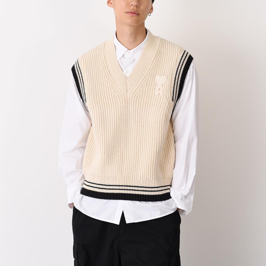 AMI Alexandre Mattiussi AMI PARIS アミパリス ニットベスト トップス