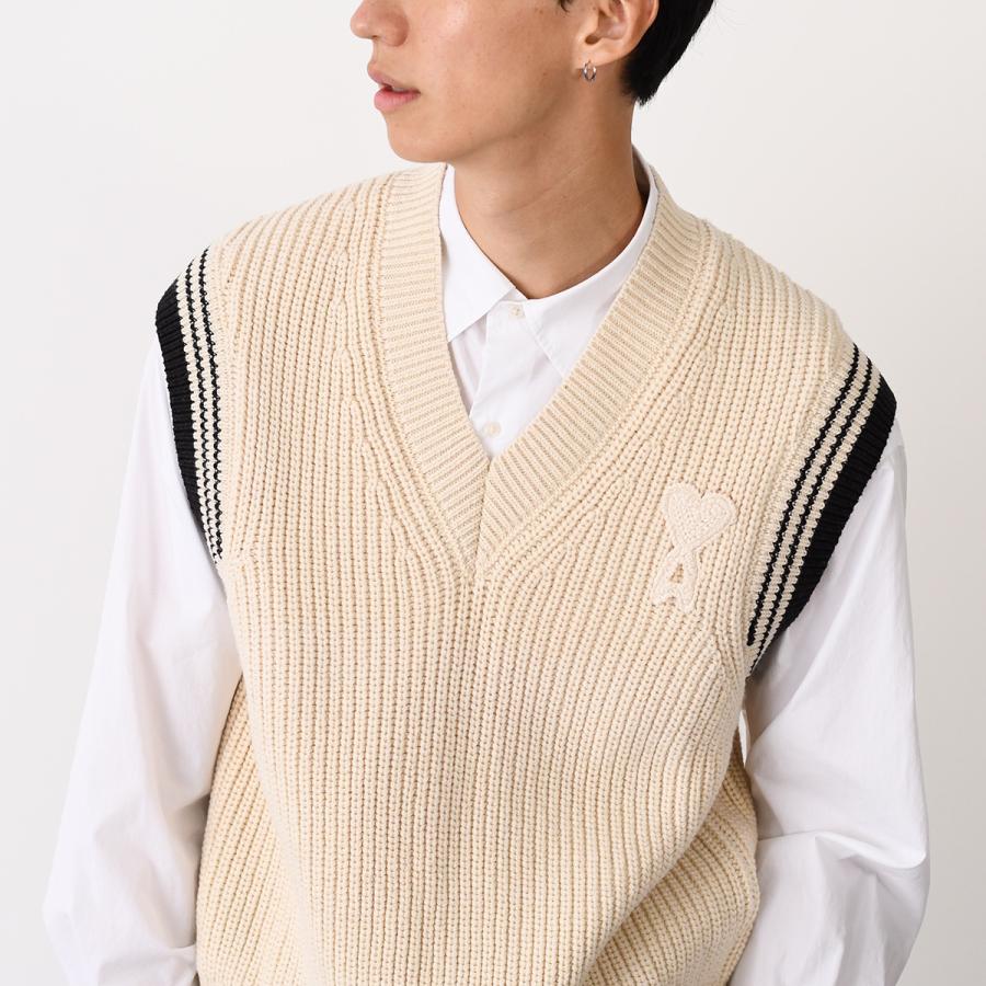 AMI Alexandre Mattiussi AMI PARIS アミパリス ニットベスト トップス