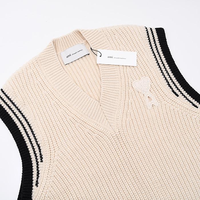 AMI Alexandre Mattiussi AMI PARIS アミパリス ニットベスト トップス
