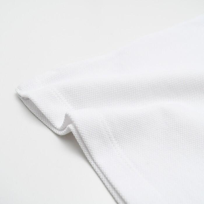 AMI PARIS アミパリス　ポロシャツ オーガニックコットンピケ　白 AMI Alexandre Mattiussi アミパリス トップス オーガニックコットン