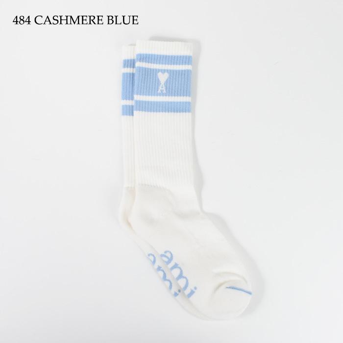 ami paris トリコロールコットンソックス Ami De Coeur ソックス3足セット オフホワイト/グレー/ブラック