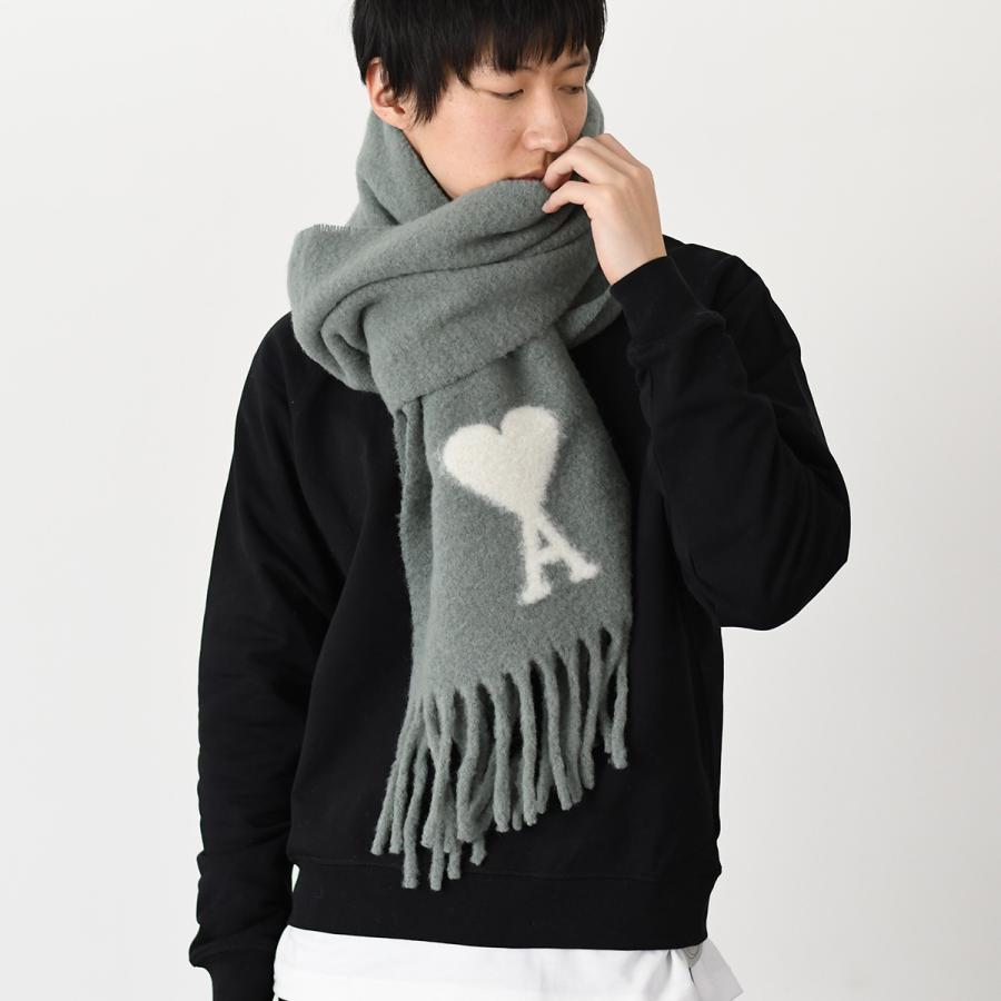 AMI Alexandre Mattiussi アミ マフラー Ami de Coeur オーバーサイズ