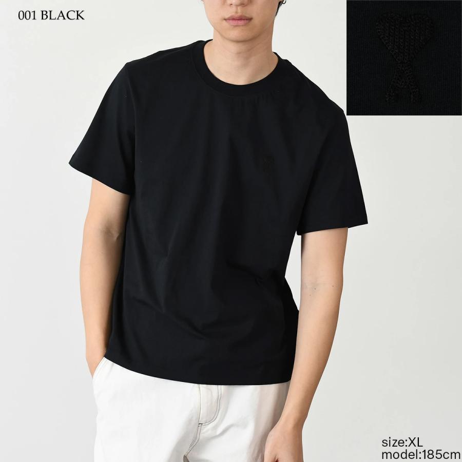 AMI Alexandre Mattiussi Tシャツ ブラック Lサイズ AMI Alexandre Mattiussi ALEXANDRE MATTIUSSI アミ