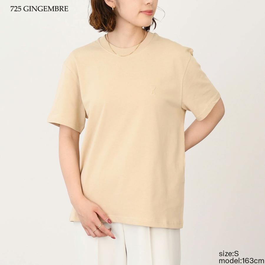 【5/31〜ポイント5倍】AMI PARIS アミパリス トップス ヘビージャージークラシックフィット レディース AMI ALEXANDRE MATTIUSSI 爆買の画像
