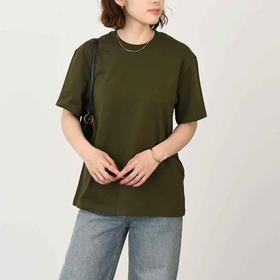 【5/31〜ポイント5倍】AMI PARIS アミパリス トップス ヘビージャージークラシックフィット レディース AMI ALEXANDRE MATTIUSSI 爆買の画像