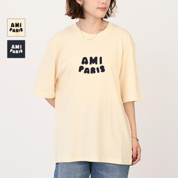 ★AMI PARIS★コットン アミ シグネチャー Tシャツ AMI Alexandre Mattiussi クリアランス ALEXANDRE MATTIUSSI Ami