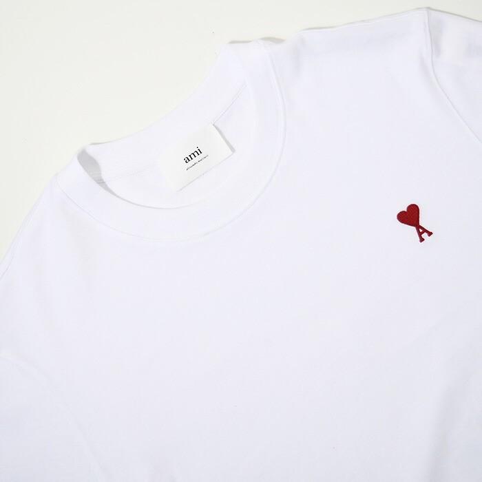 アミパリス　白　ロンT AMI Alexandre Mattiussi AMI PARIS アミパリス トップス ロング
