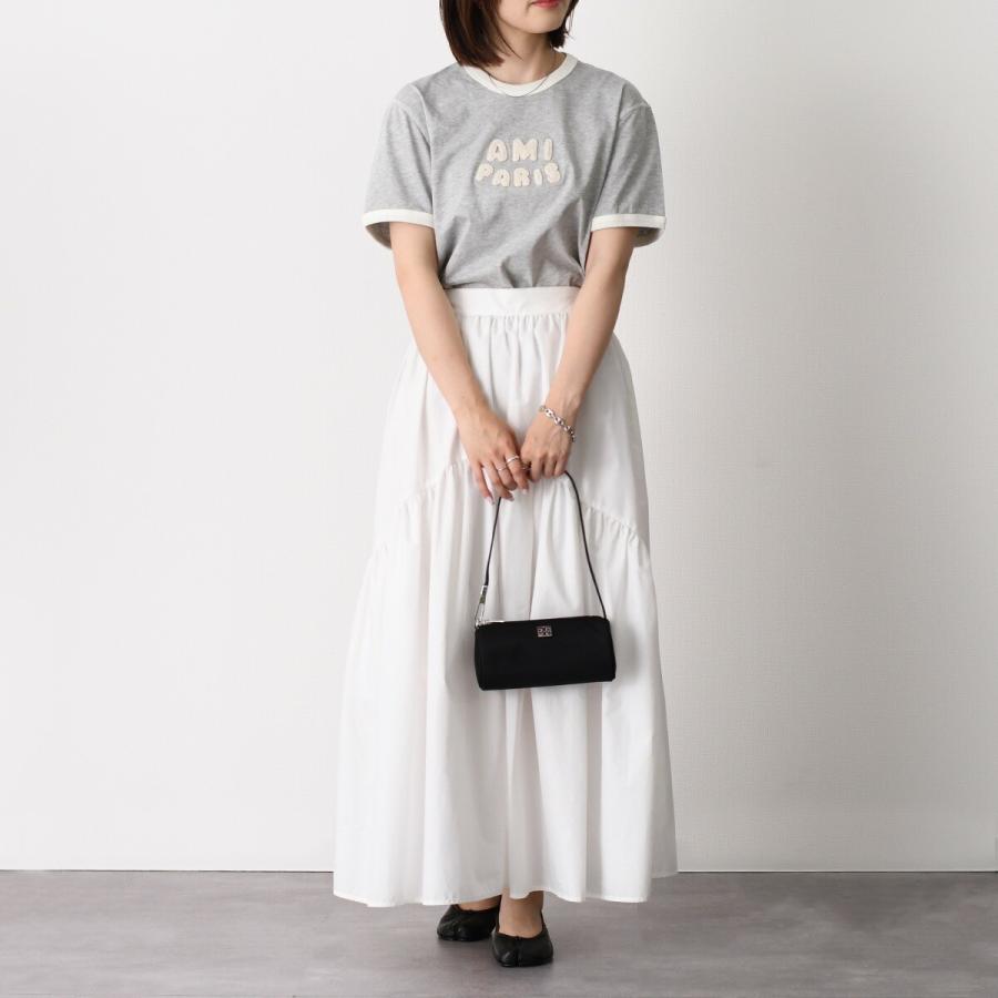 【5/31〜ポイント5倍】AMI ALEXANDRE MATTIUSSI アミパリス Tシャツ ニットパッチ クラシックフィット UTS371 724 レディース 爆買の画像
