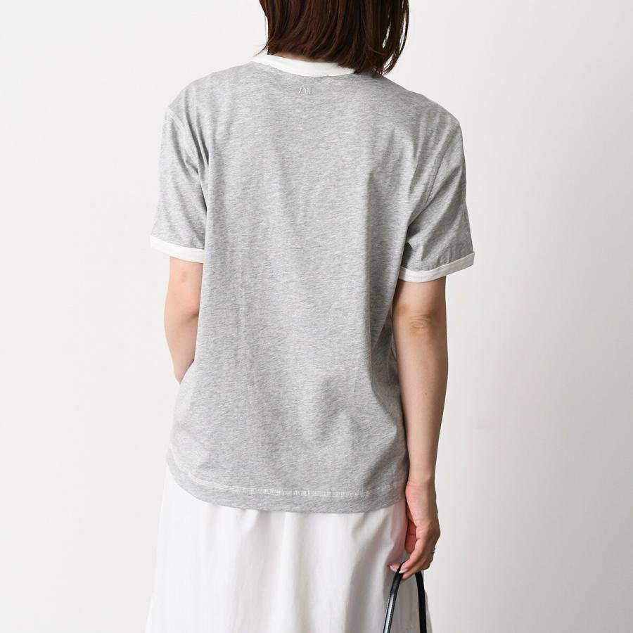 【5/31〜ポイント5倍】AMI ALEXANDRE MATTIUSSI アミパリス Tシャツ ニットパッチ クラシックフィット UTS371 724 レディース 爆買の画像