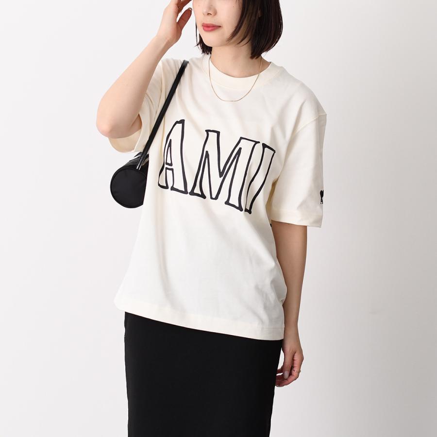 【5/31〜ポイント3倍】AMI ALEXANDRE MATTIUSSI アミパリス Tシャツ トップス Ami Paris ティック コットンジャージー プリント UTS380 爆買の画像