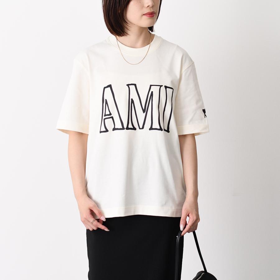 【5/31〜ポイント3倍】AMI ALEXANDRE MATTIUSSI アミパリス Tシャツ トップス Ami Paris ティック コットンジャージー プリント UTS380 爆買の画像