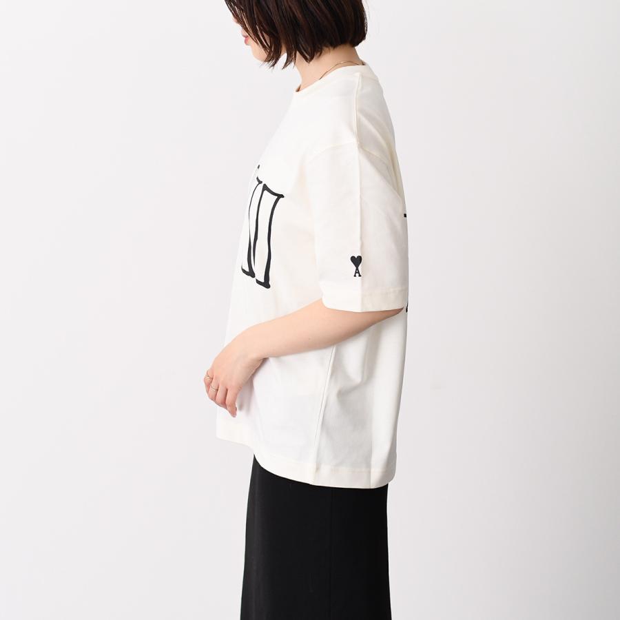 【5/31〜ポイント3倍】AMI ALEXANDRE MATTIUSSI アミパリス Tシャツ トップス Ami Paris ティック コットンジャージー プリント UTS380 爆買の画像