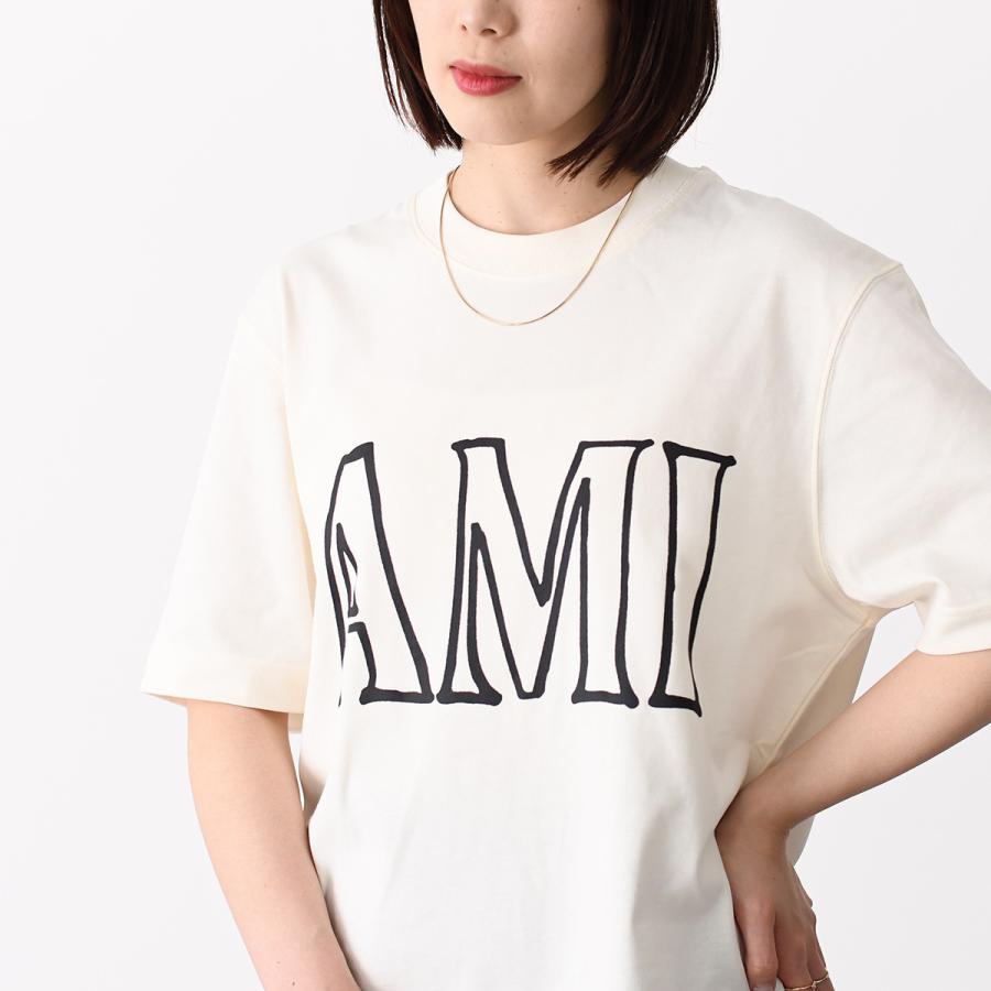 【5/31〜ポイント3倍】AMI ALEXANDRE MATTIUSSI アミパリス Tシャツ トップス Ami Paris ティック コットンジャージー プリント UTS380 爆買の画像
