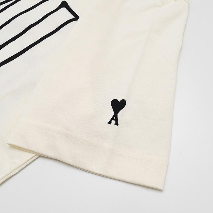 【5/31〜ポイント3倍】AMI ALEXANDRE MATTIUSSI アミパリス Tシャツ トップス Ami Paris ティック コットンジャージー プリント UTS380 爆買の画像