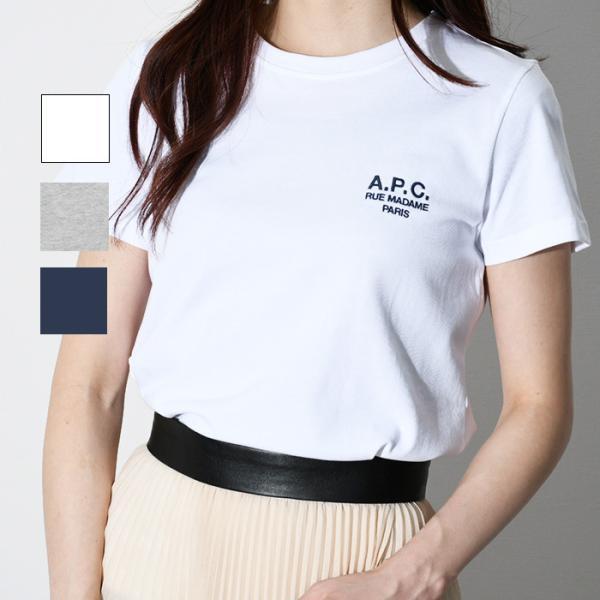 APC アーペーセー Tシャツ トップス クルーネック コットンTシャツ COEZC F26842 レディース 女性 WHITE ホワイト ベージュ  ネイビー 半袖 おすすめ :ap-coezcf26842:セレクトショップ FELICE Yahoo!店 - 通販 - Yahoo!ショッピング