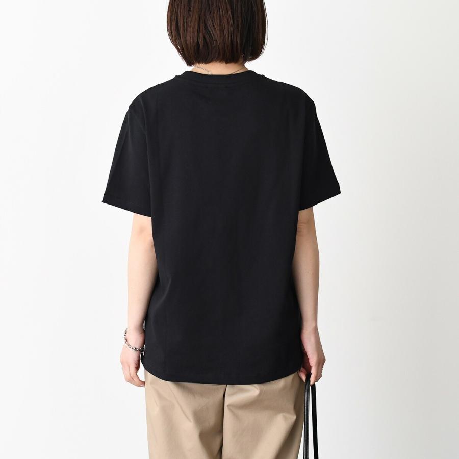A.P.C APC アーペーセー Tシャツ Raymond COHBU M26388 ロゴT トップス レディース ユニセックス ブラック ホワイト コットン クルーネック クラシックの画像