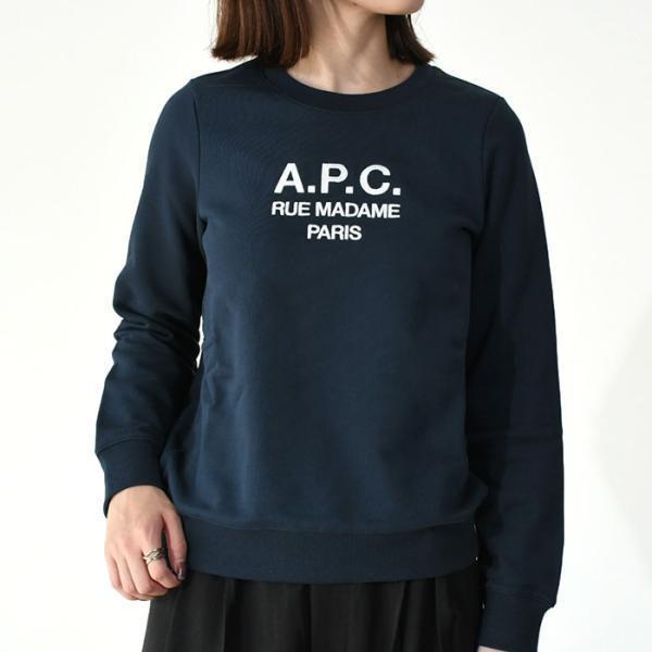 シルバーピーチ APC アーペーセー スウェット レディース ブラック