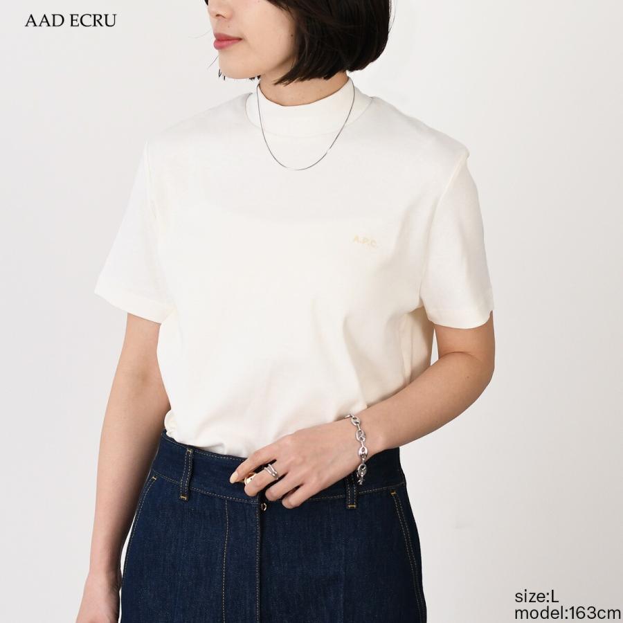 【新品】a.p.c. アーペーセー Tシャツ ハイネック Mサイズ A.P.C.（アーペーセー） APC トップス ALEXANDRA Tシャツ COGWS F26340
