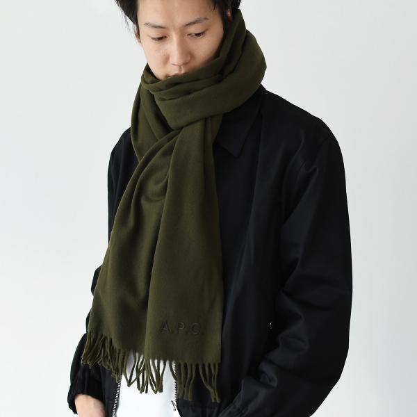 A.P.C.（アーペーセー） APC マフラー ストール Alix 刺しゅう入り大判