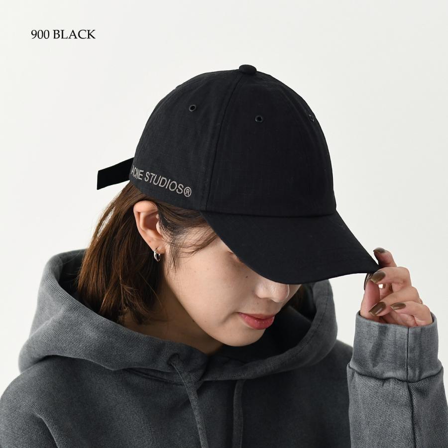 美品　ACNE STUDIOS キャップ　ブラック 新品】ACNE STUDIOS アクネ ストゥディオズ キャップ ブラック