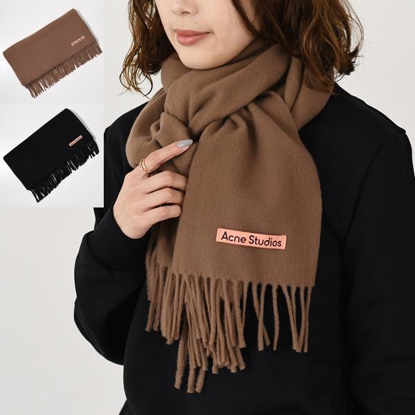 Acne Studios フリンジウールスカーフ(クリーニング済) ACNE（アクネ） ACNE STUDIOS ストゥディオズ マフラー フリンジウール