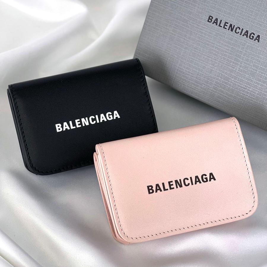 バレンシアガ Balenciaga Cash 3つ折りコンパクト 財布 ミニ ウォレット 折りたたみ ロゴ Black 黒 ブラック Light Rose ピンク i Balenciaga i セレクトショップ Felice Yahoo 店 通販 Yahoo ショッピング