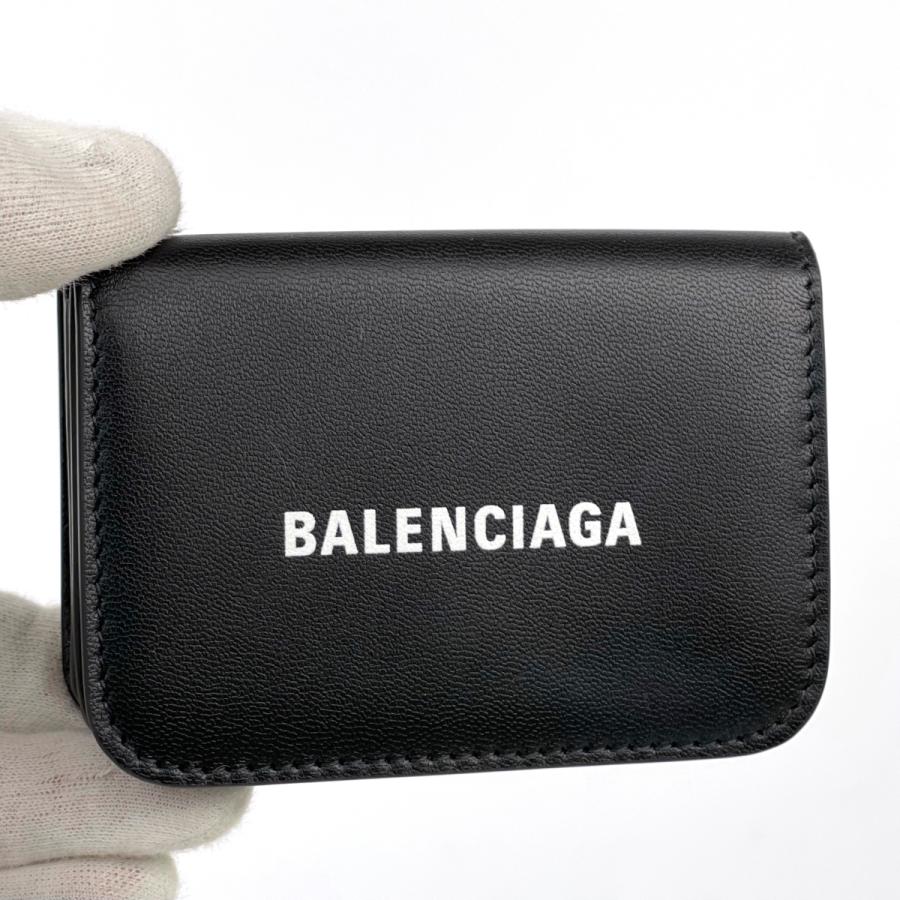 バレンシアガ BALENCIAGA CASH 3つ折りコンパクト 財布 ミニ 