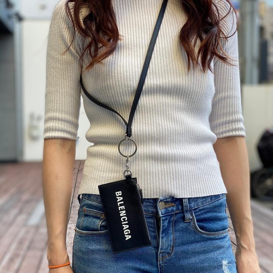 バレンシアガ Balenciaga キーリング付きストラップカードケース Br ユニセックス レディース メンズ ロゴ Black 黒 ブラック 1izi3 Balenciaga 1izi3 セレクトショップ Felice Yahoo 店 通販 Yahoo ショッピング