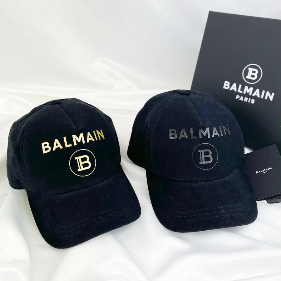 BALMAIN バルマン ロゴ CAP キャップ ベースボールキャップ 帽子 BLACK ブラック 黒 BLACK×GOLD ゴールド コットン  メンズ VH1XA000B016 :balmain-vh1xa000b016-m:セレクトショップ FELICE Yahoo!店 - 通販 - 