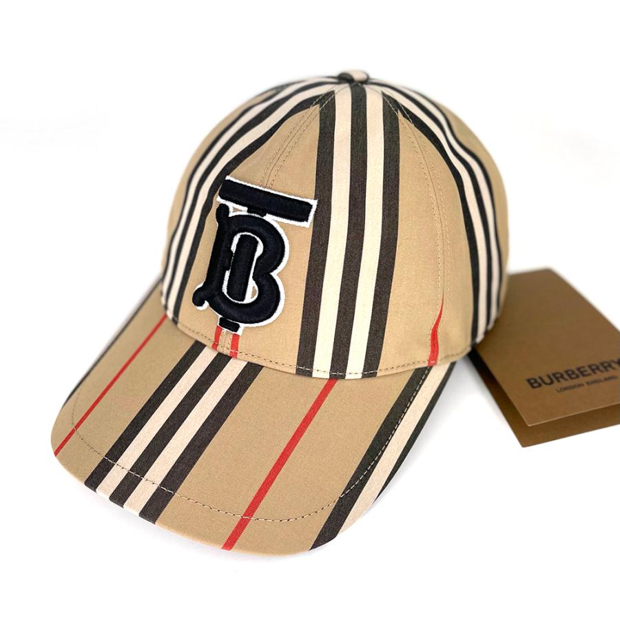 BURBERRY バーバリー アイコンストライプ モノグラム CAP キャップ TB