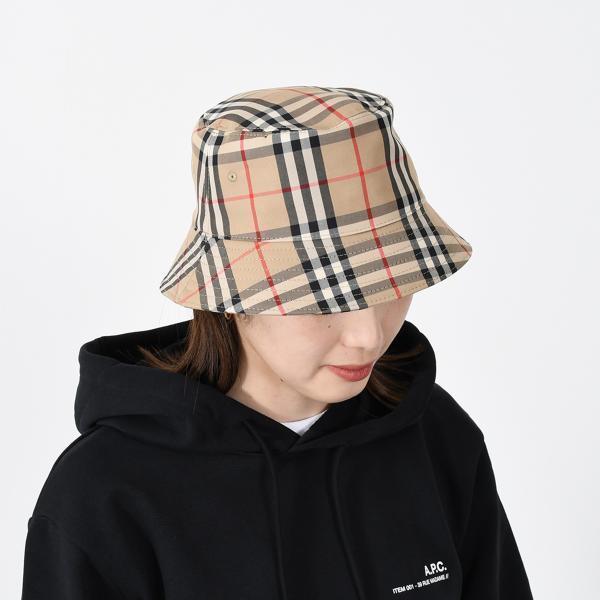 代引き不可】 美品 Burberry バーバリー バケットハット バケハ