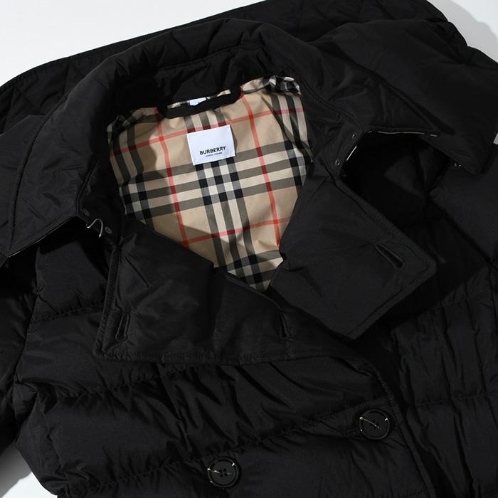 Burberry バーバリー 黒 ダウンジャケット ダウン Aライン コート Burberry バーバリー 黒 ダウンジャケット ダウン Aライン