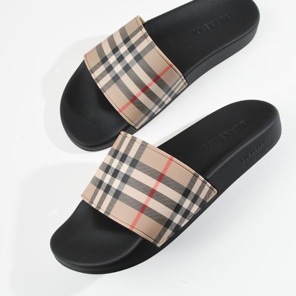 BURBERRY（バーバリー） シューズ チェック スライド サンダル 8056942