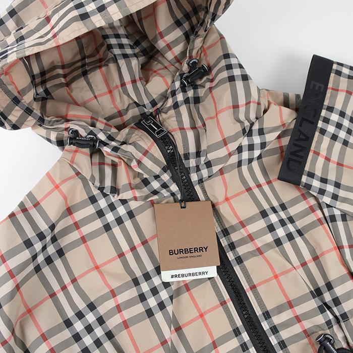BURBERRY バーバリー アウター チェック ドローストリング BURBERRY バーバリー アウター チェック ドローストリング
