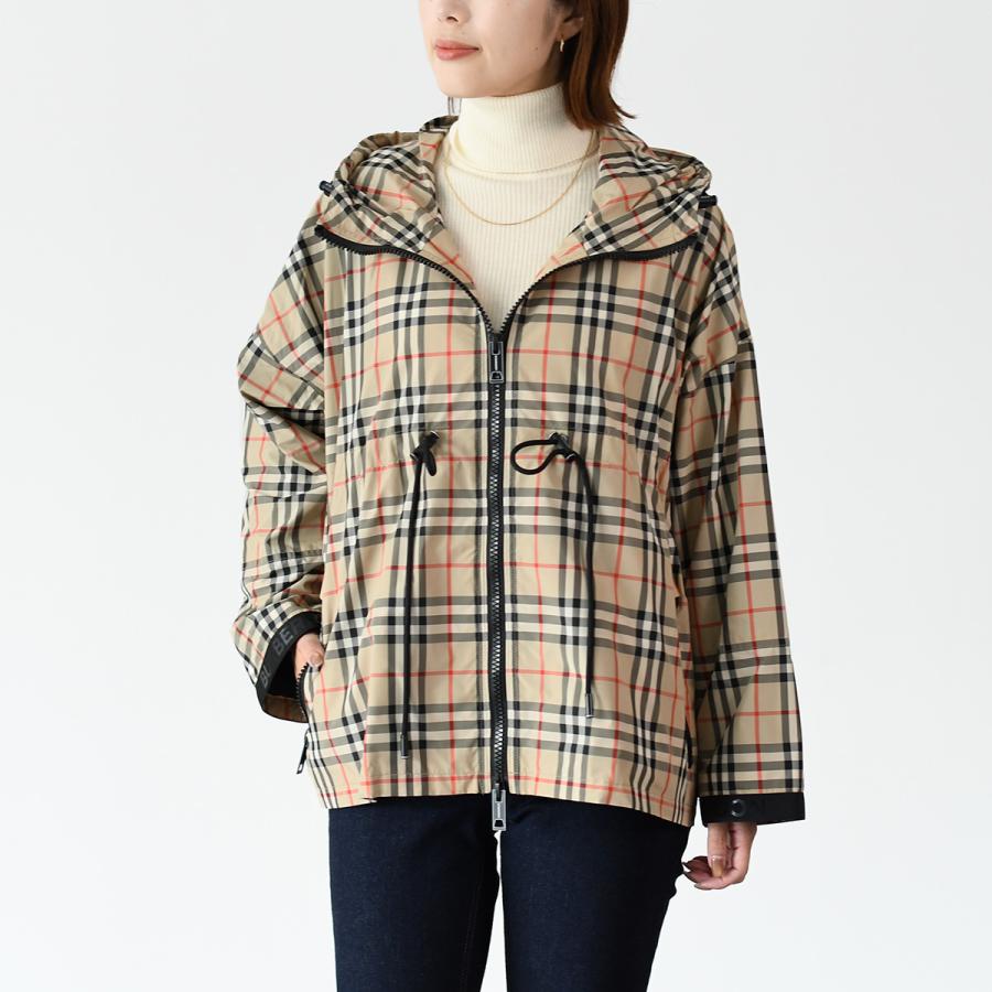 BURBERRY バーバリー アウター チェック ドローストリング BURBERRY バーバリー アウター チェック ドローストリング
