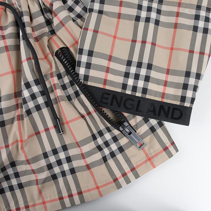 BURBERRY バーバリー アウター チェック ドローストリング BURBERRY バーバリー アウター チェック ドローストリング