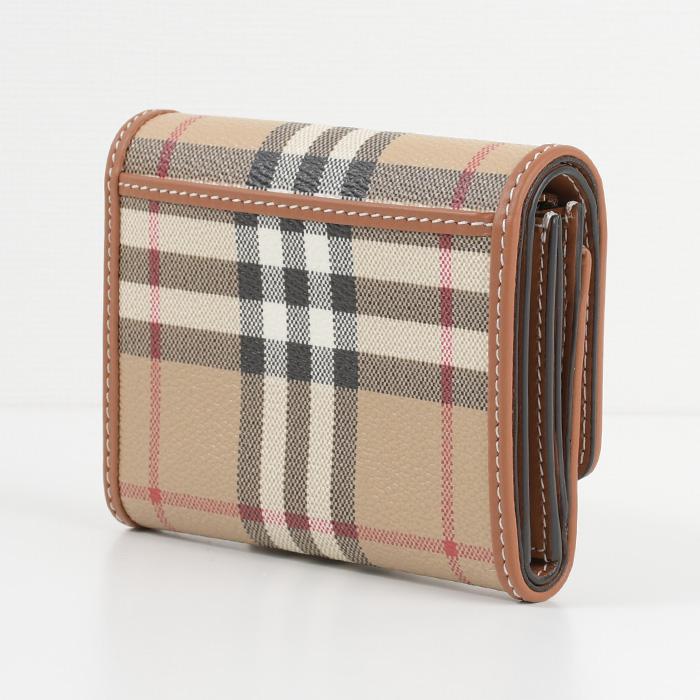 BURBERRY（バーバリー） 財布 ミニ財布 折りたたみ財布 チェックレザー