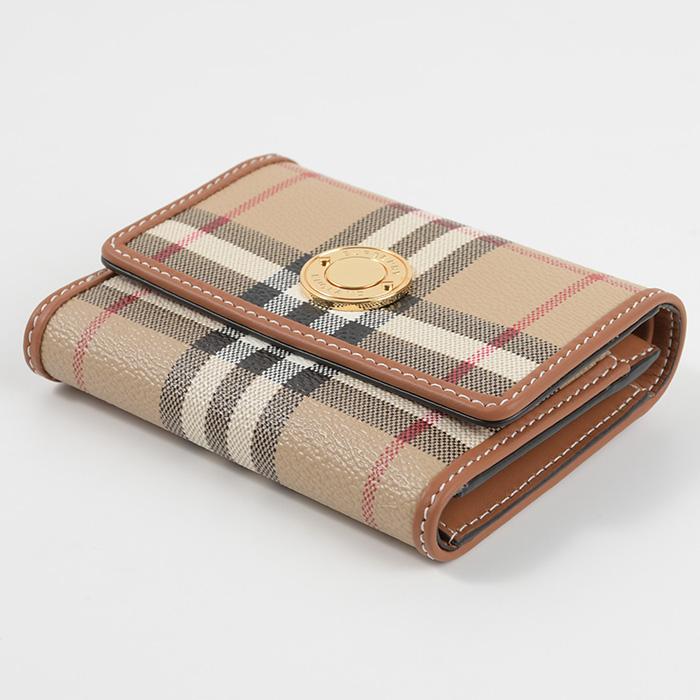 BURBERRY（バーバリー） 財布 ミニ財布 折りたたみ財布 チェックレザー
