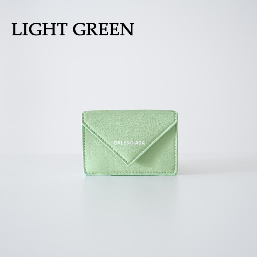 35％OFF】 バレンシアガ 財布 三つ折り メンズ ミニ財布 【旧ロゴ】緑