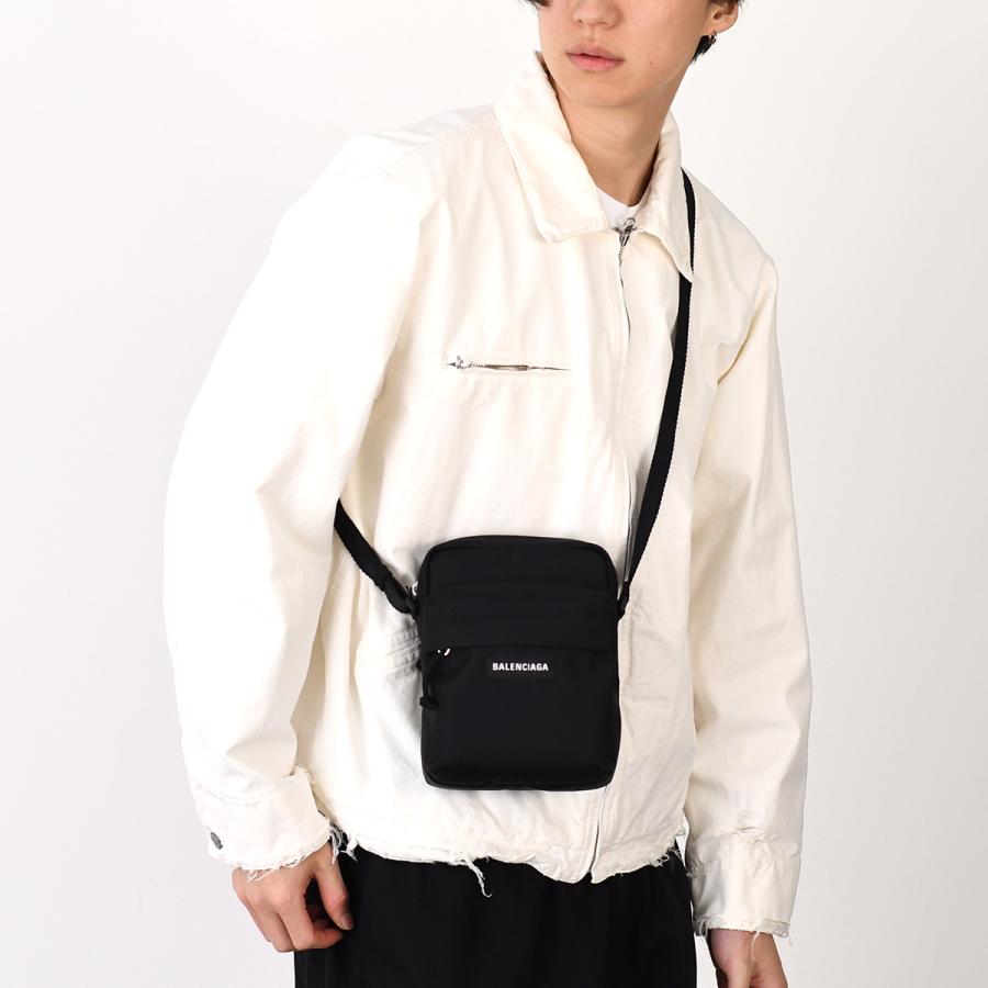 バレンシアガ エクスプローラー ボディバッグ クロスボディ ブラック 刺繍ロゴ BALENCIAGA（バレンシアガ） クロスボディバッグ Explorer 620260