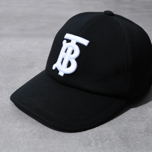 BURBERRY バーバリー TB ロゴ CAP 帽子 キャップ 8038141 BLACK ブラック 黒 ベースボールキャップ コットン