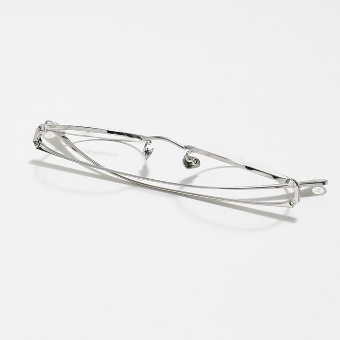 ■美品■　シャネル オーバルシェイプオプティカル ココ 眼鏡 サングラス 度入り クリア シルバー 2209 C.124 47□20 140 【405174】7 □美品□ シャネル オーバルシェイプオプティカル ココ 眼鏡