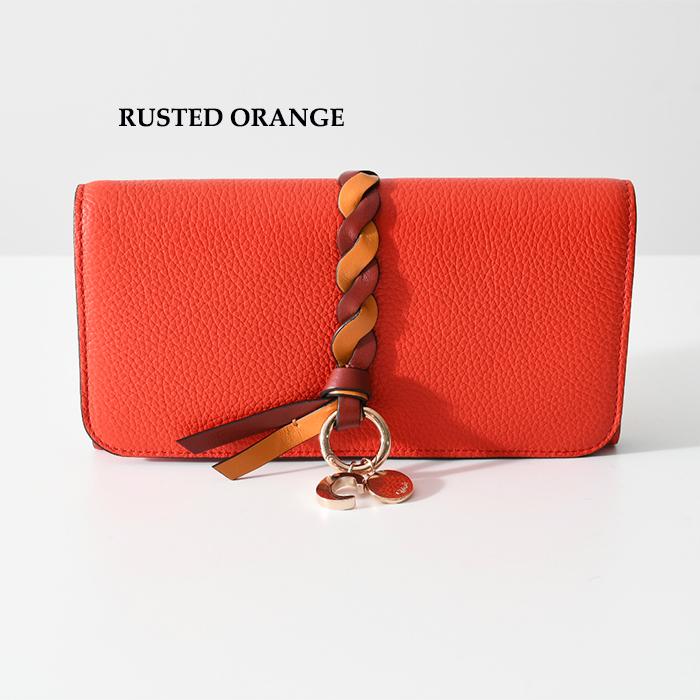 CHLOE クロエ 財布 ALPHABET フラップ 2つ折り長財布 CHC22UP942H35