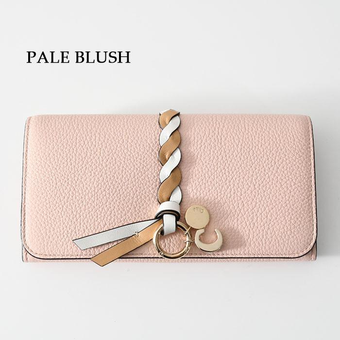 CHLOE クロエ 財布 ALPHABET フラップ 2つ折り長財布 CHC22UP942H35