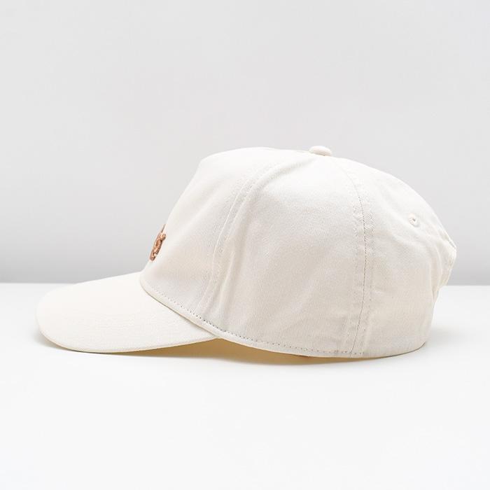 CHLOE クロエ キャップ 帽子 C20871 CH26SB20871 キッズ ホワイト コットン コントラストカラー キッズウェア ロゴ刺しゅう バックストラップ 大人も使えるの画像