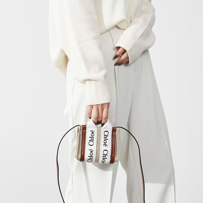 Chloe（クロエ） バッグ WOODY ナノ ショルダーバッグ BAG