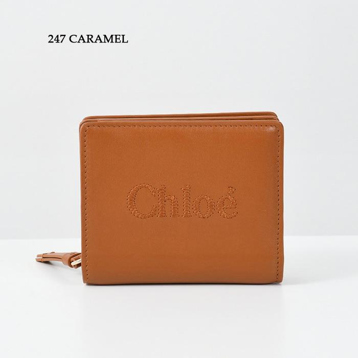 CHLOE クロエ 財布 折りたたみ財布 センス senseコンパクト財布 CHC23SP867I10 レディース グリーン ブラック イエロー ピンク 二つ折り財布 コンパクト ロゴ｜selectshopfelice｜04